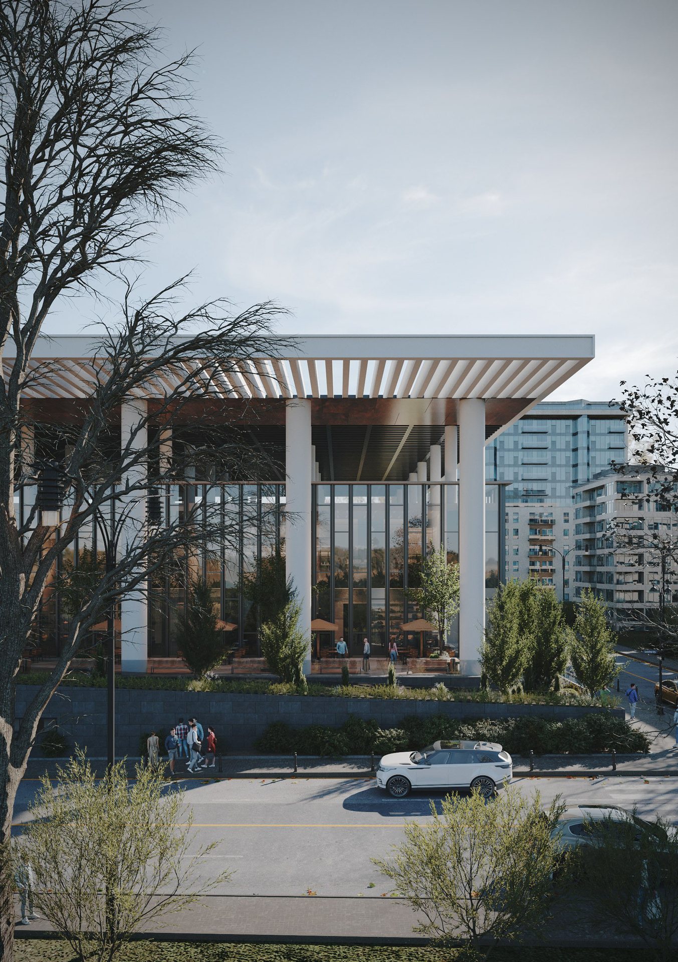 Beygan Kültür Merkezi - Dış Mekân Görselleştirme